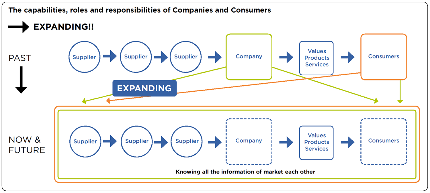 The capabilities, role and responsibilities of Companies and Consumers